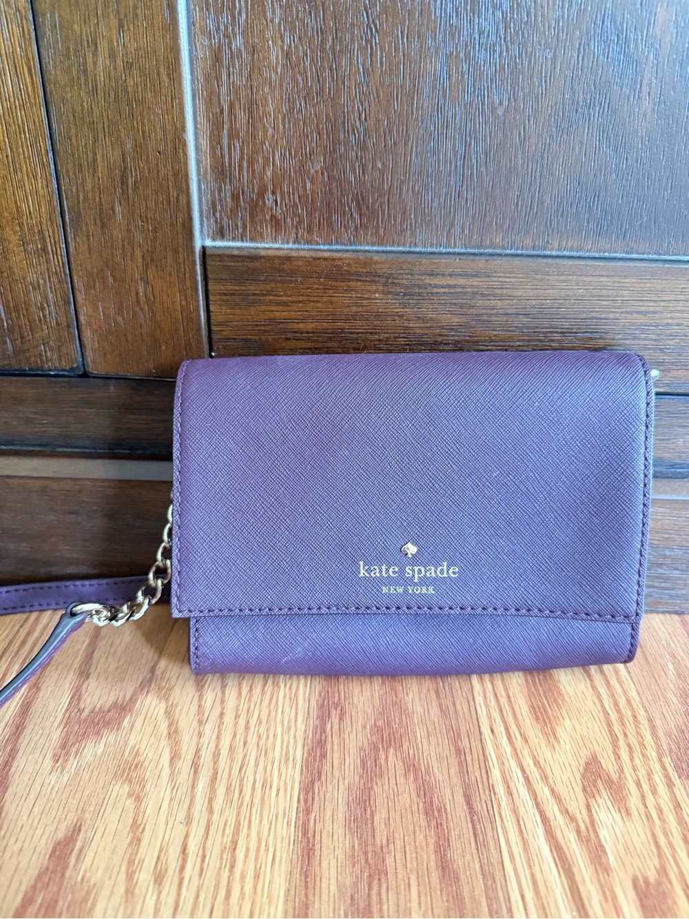 Kate Spade Plum Crossbody Wallet
